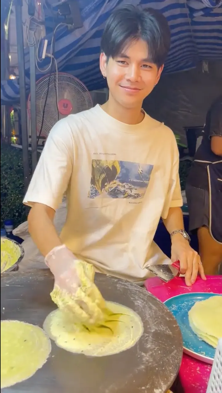 Cool and cute guys at work in Thailand.