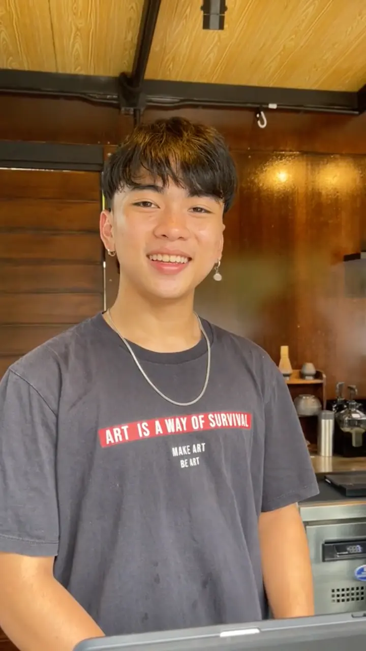 Cool and cute guys at work in Thailand.