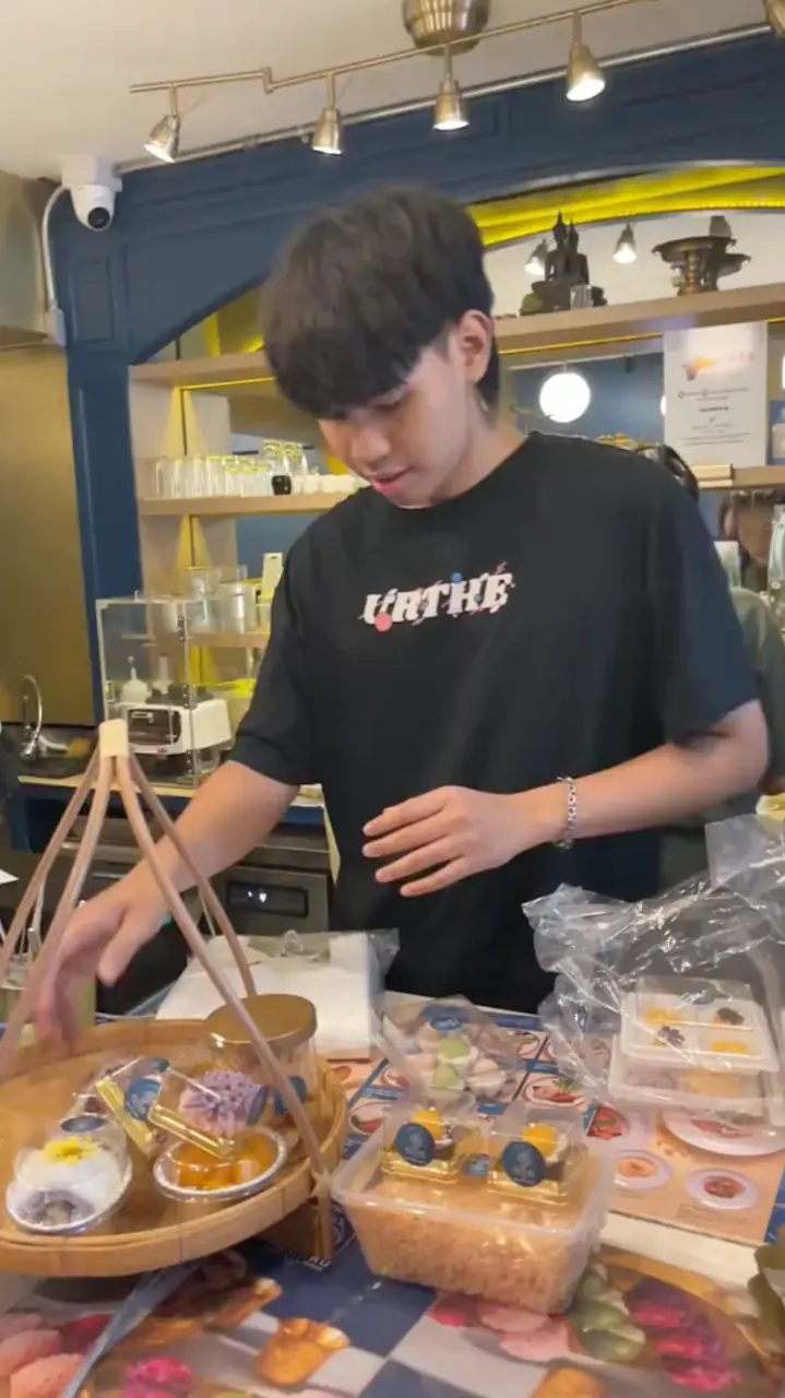 Cool and cute guys at work in Thailand.