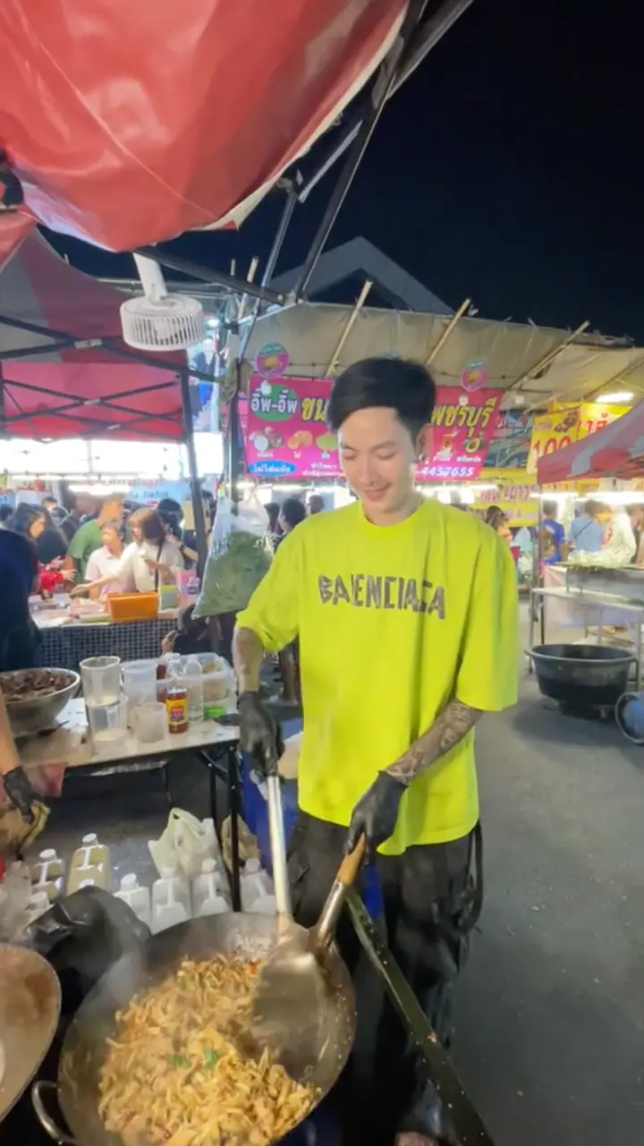 Cool and cute guys at work in Thailand.