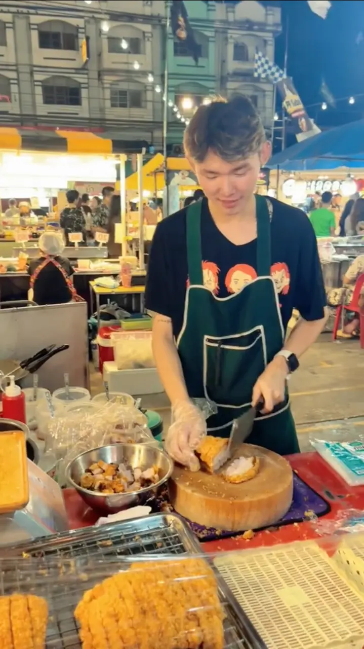 Cool and cute guys at work in Thailand.