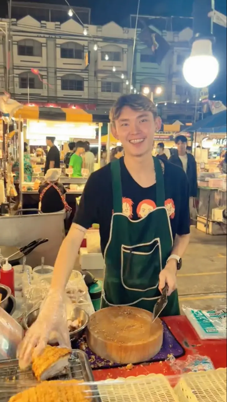 Cool and cute guys at work in Thailand.