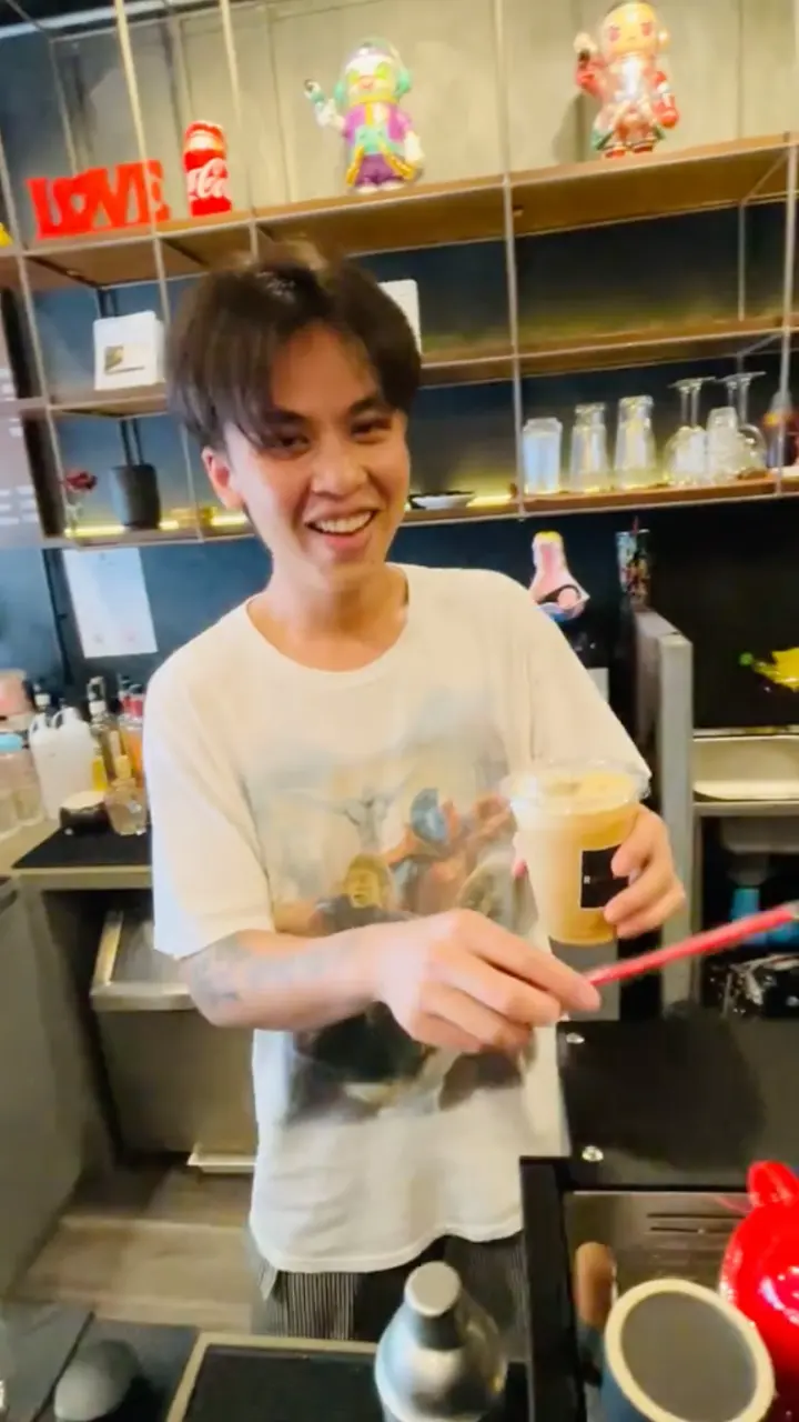 Cool and cute guys at work in Thailand.