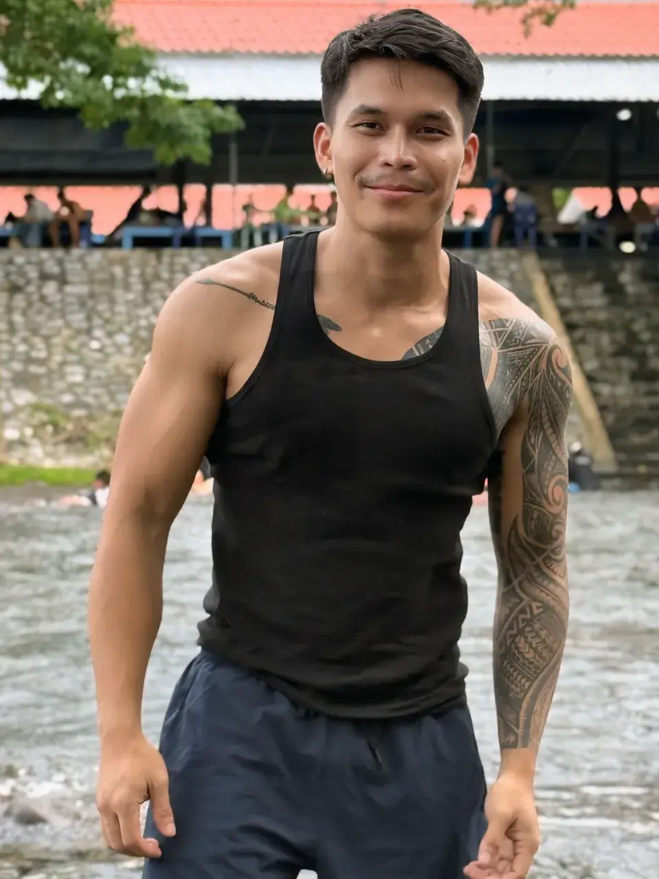 ทำน้ำไหลออกกระฉอกเลย