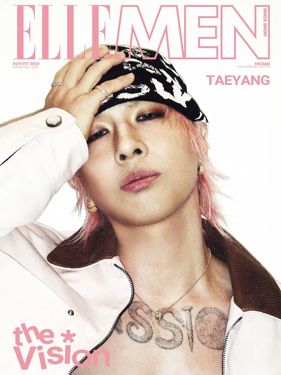 Taeyang @ ELLE MEN Hong Kong August 2025
