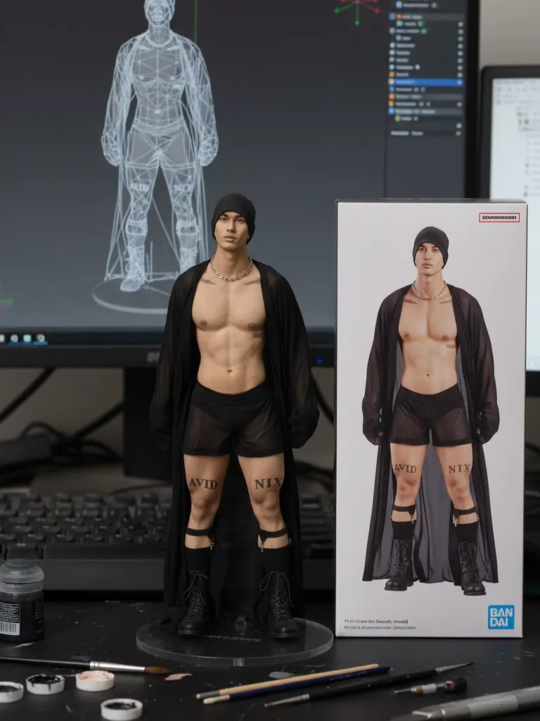 Savon Chan David's AI-generated figure