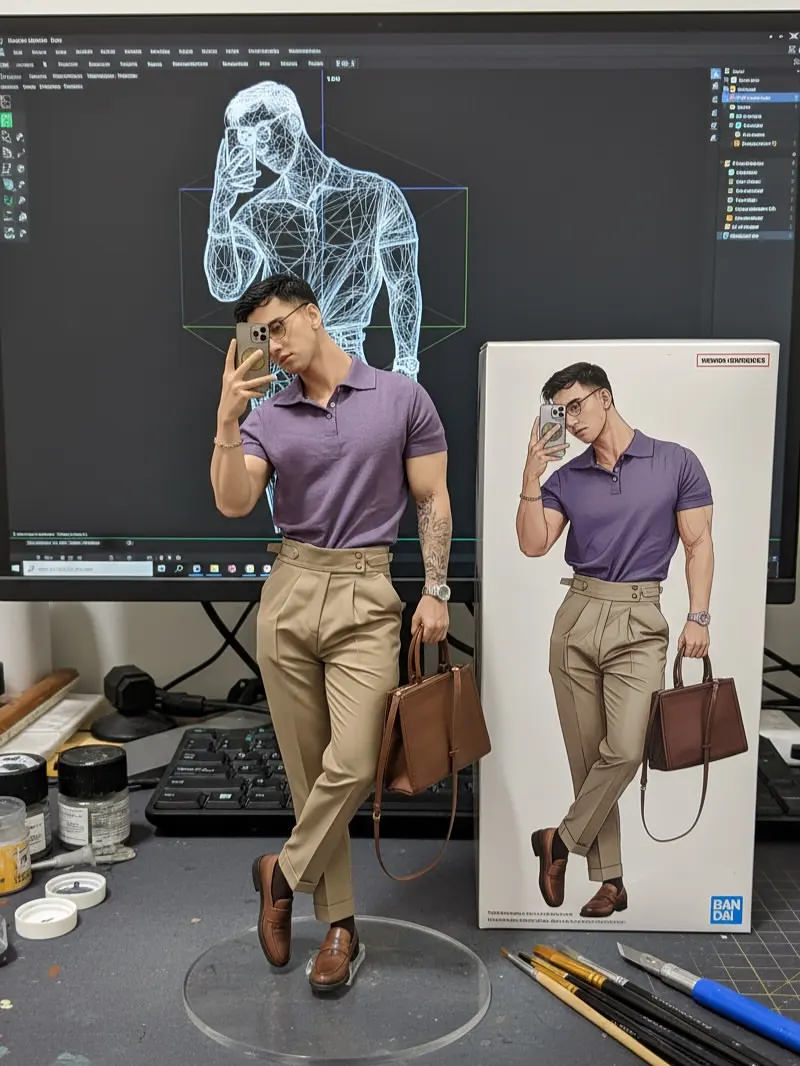 Savon Chan David's AI-generated figure