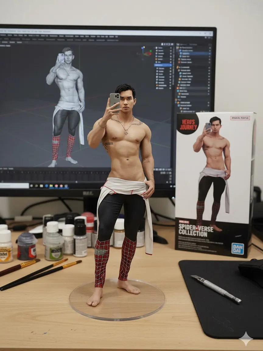 Savon Chan David's AI-generated figure