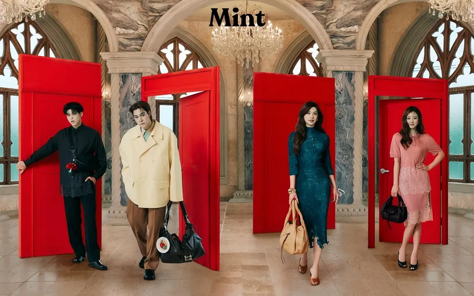 สกาย-วงศ์รวี , นานิ หิรัญกฤษฎิ์ , ลีน่า-ลลินา & หมิว-ณัชชา @ Mint Magazine Pre-Fall 2025