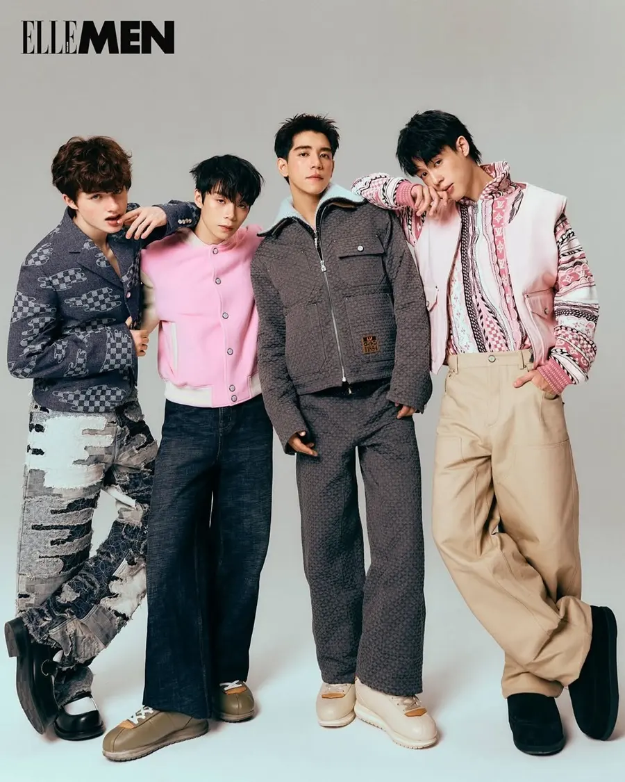 4 หนุ่ม GELBOYS @ ELLE MEN Thailand September 2025
