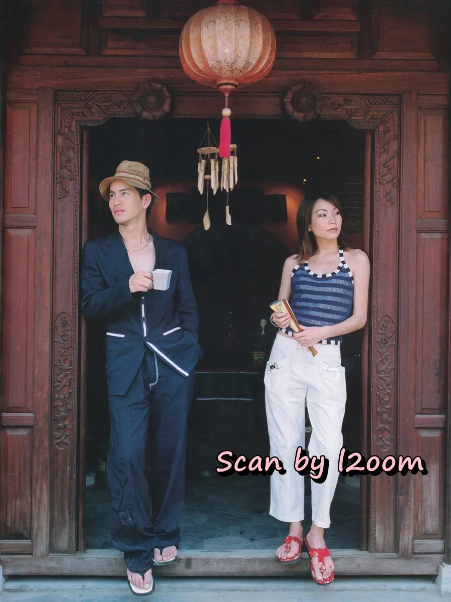 (วันวาน) เมจิ อโณมา & แมน ศุภกิจ @ Honeymoon+Travel issue 24 May 2004