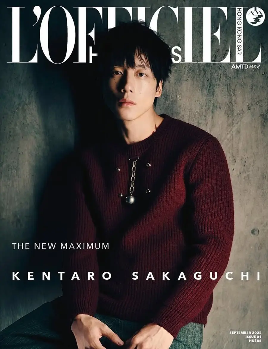 Kentaro Sakaguchi @ L'OFFICIEL HOMMES Hong Kong September 2025