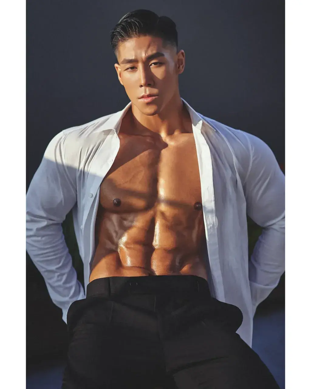 หนุ่มเกาหลีงานดี มีวาร์ป ( IG : ckb610 )