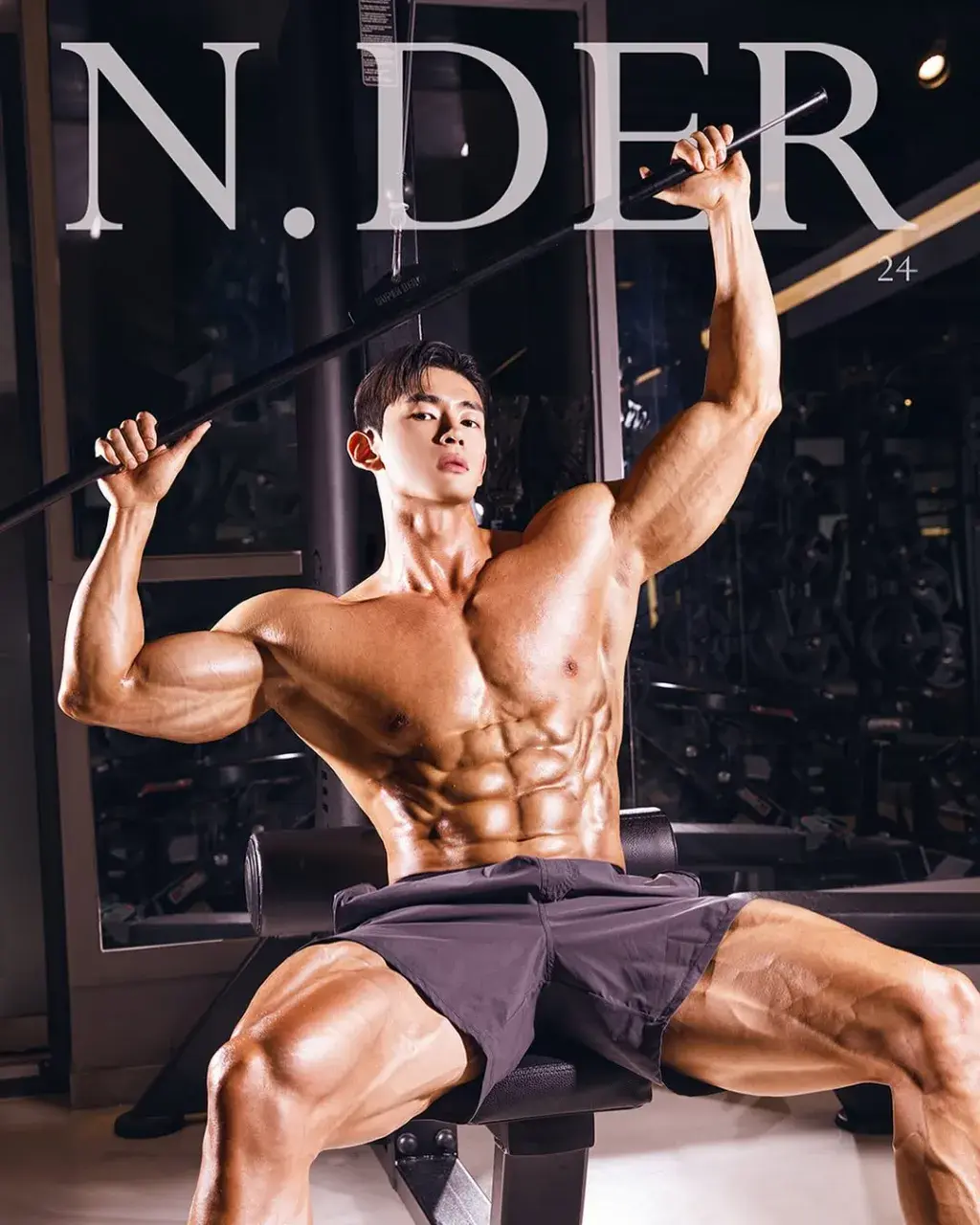 หนุ่มเกาหลีงานดี มีวาร์ป ( IG : superbody__jin )