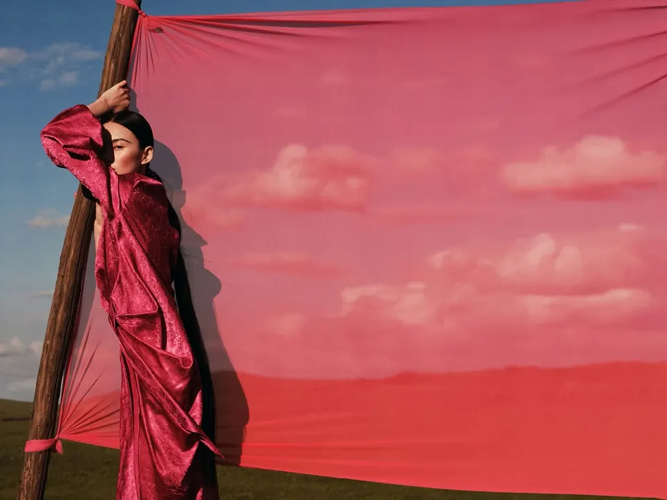 He Cong @ Harper's BAZAAR China October 2025