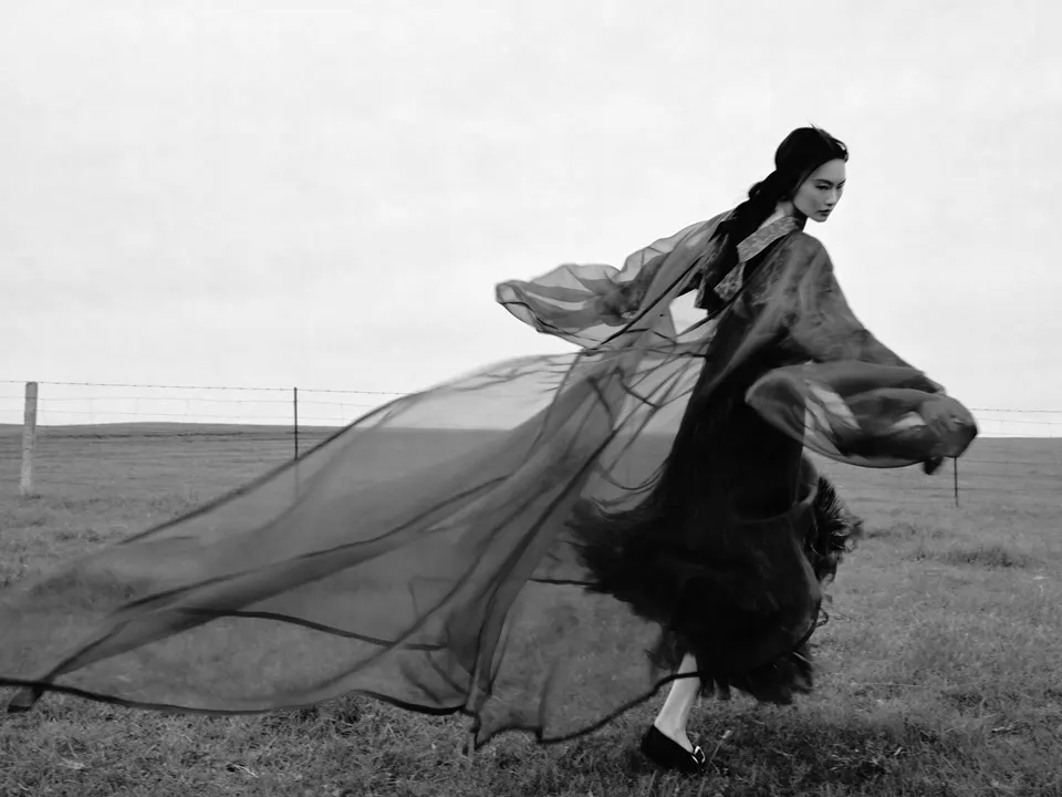 He Cong @ Harper's BAZAAR China October 2025