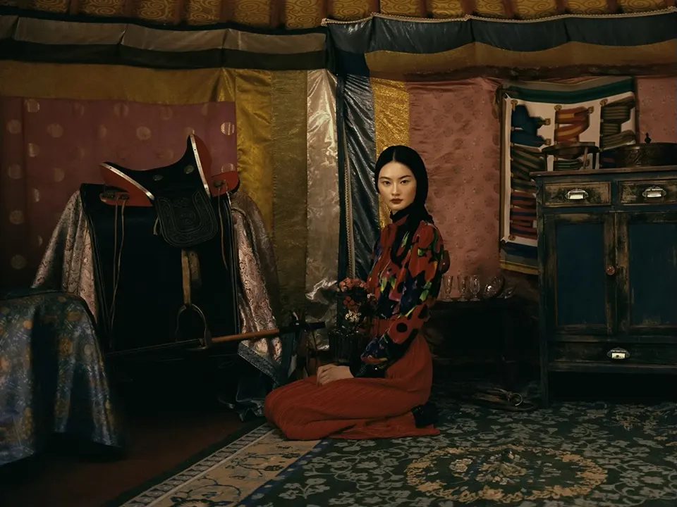 He Cong @ Harper's BAZAAR China October 2025