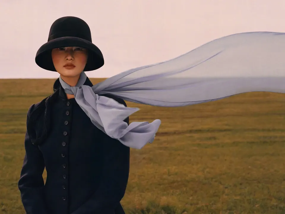 He Cong @ Harper's BAZAAR China October 2025