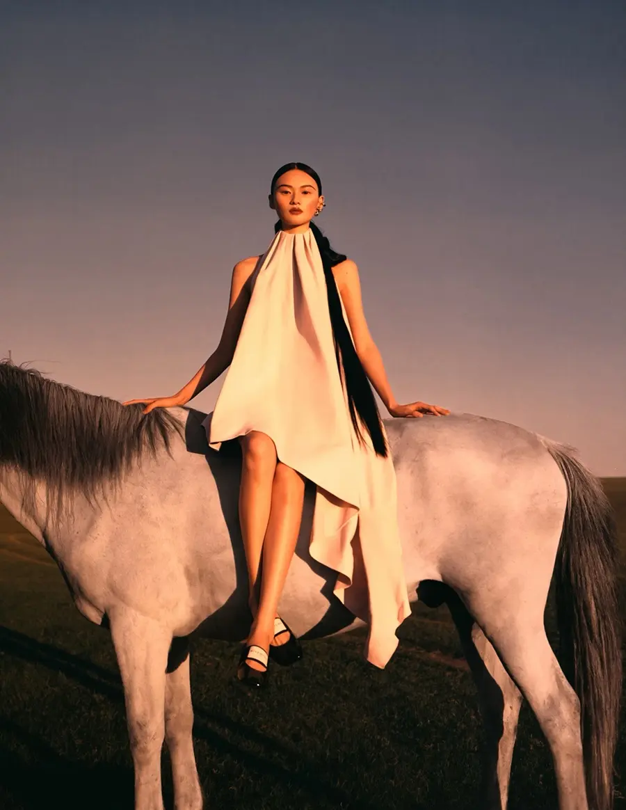 He Cong @ Harper's BAZAAR China October 2025