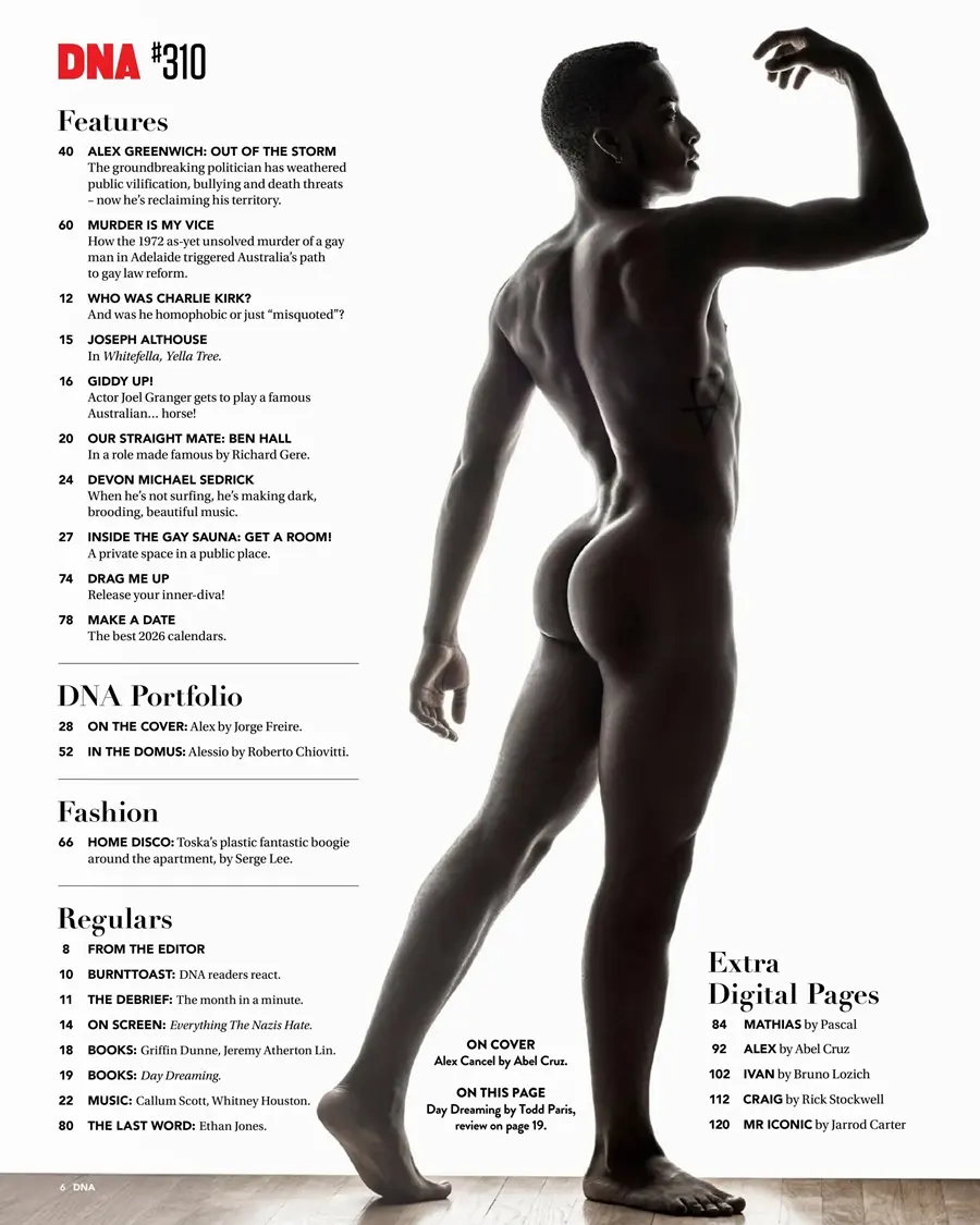 Alex Cancel @ DNA Magazine issue 310 November 2025