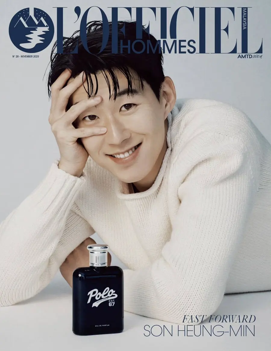 Son Heung min @ L’OFFICIEL HOMMES Malaysia November 2025