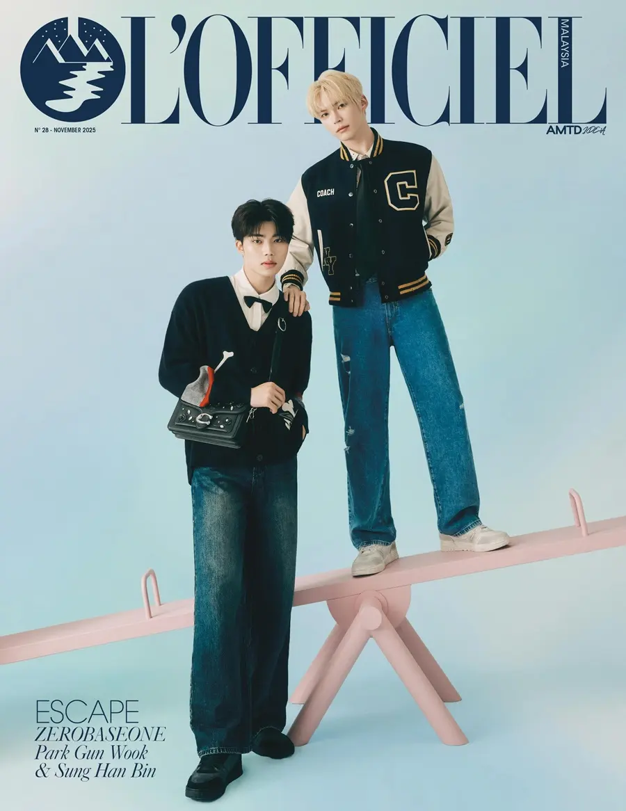 (ZB1) Sung Han Bin & Park Gun Wook @ L'OFFICIEL Malaysia November 2025