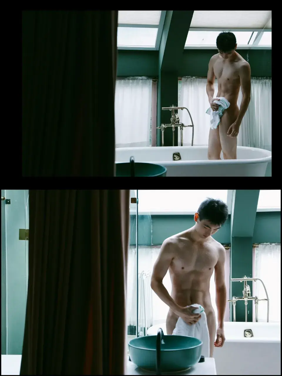 หนุ่ม..อาบน้ำ