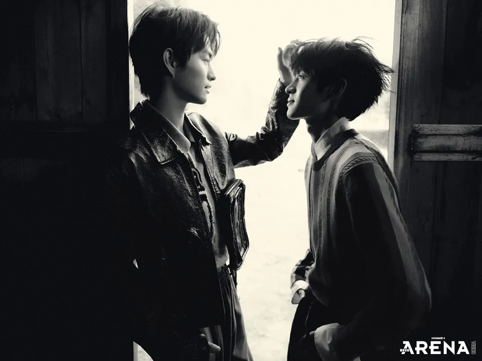 Zhang Zhexu & Mi Jin @ Arena HOMME+ China October 2025
