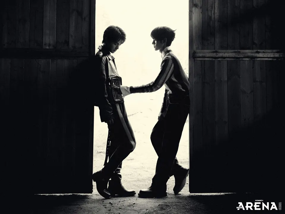 Zhang Zhexu & Mi Jin @ Arena HOMME+ China October 2025