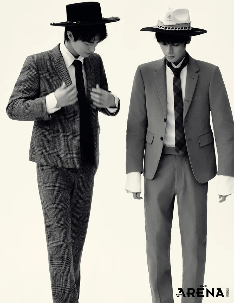 Zhang Zhexu & Mi Jin @ Arena HOMME+ China October 2025