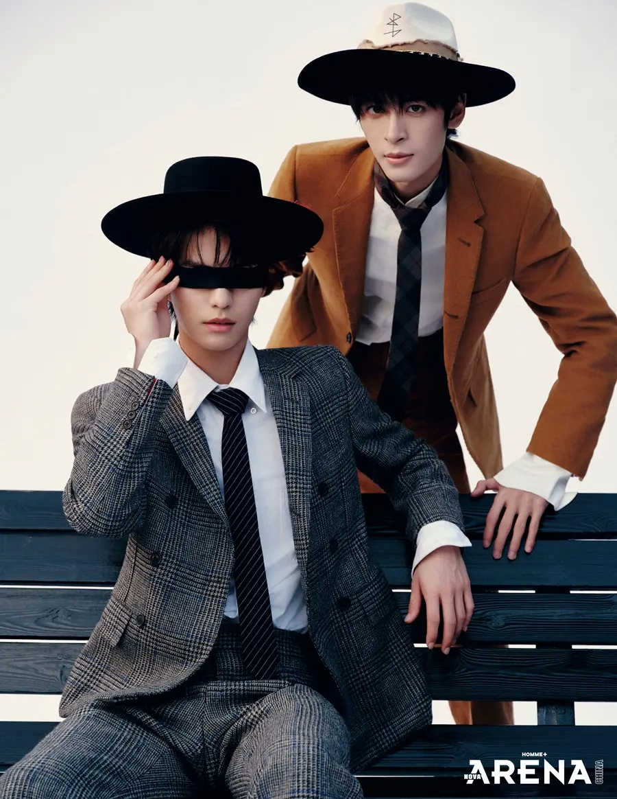 Zhang Zhexu & Mi Jin @ Arena HOMME+ China October 2025