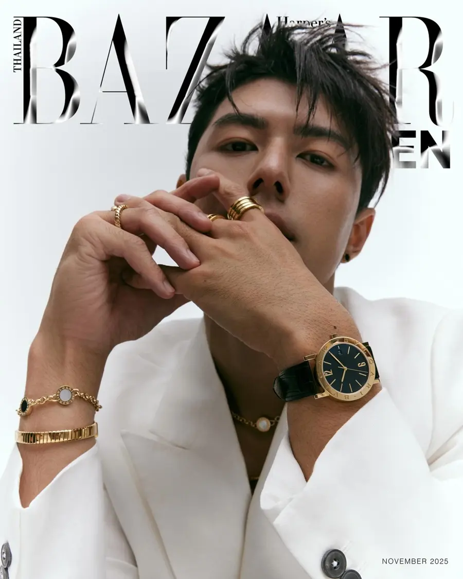 นาย-ณภัทร @ Harper's BAZAAR Men Thailand November 2025