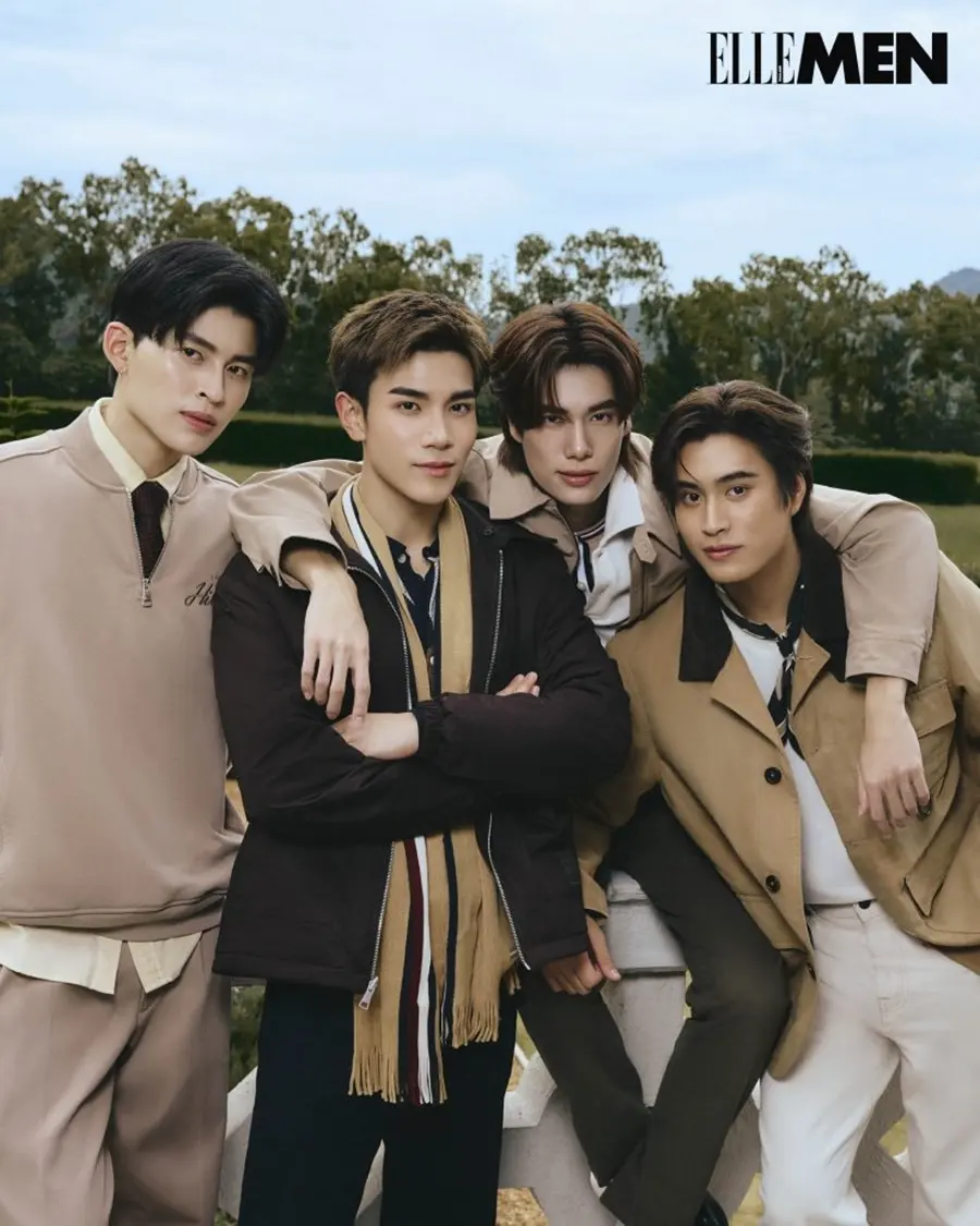 ปอนด์-ภูวินทร์-เจมีไนน์-โฟร์ท @ ELLE MEN Thailand December 2025