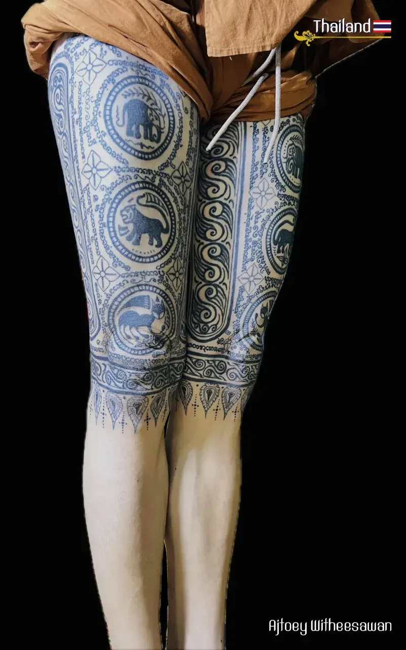 THAILAND 🇹🇭 | สักขาลาย: Thai Tattoo