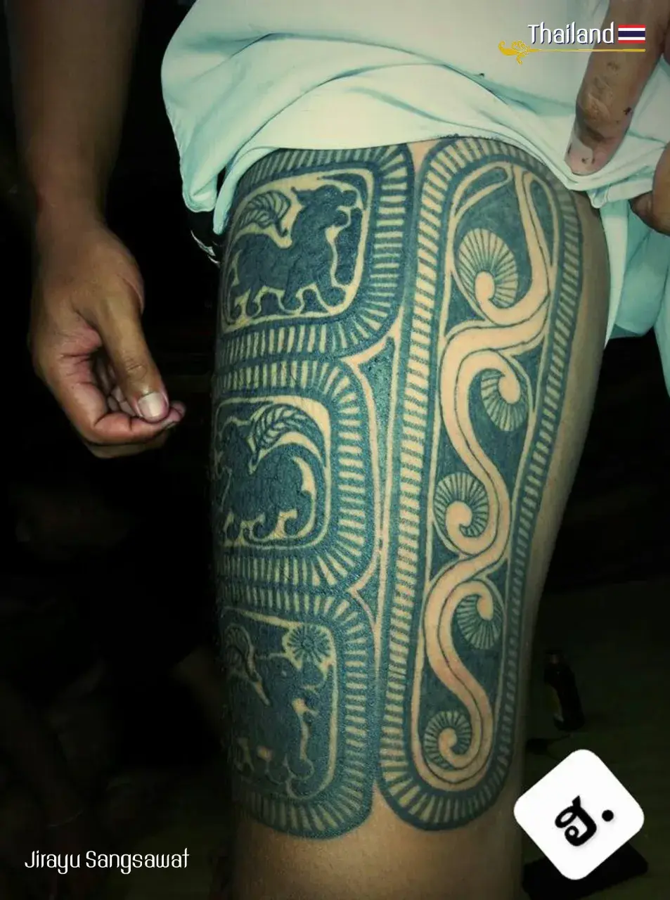 THAILAND 🇹🇭 | สักขาลาย: Thai Tattoo
