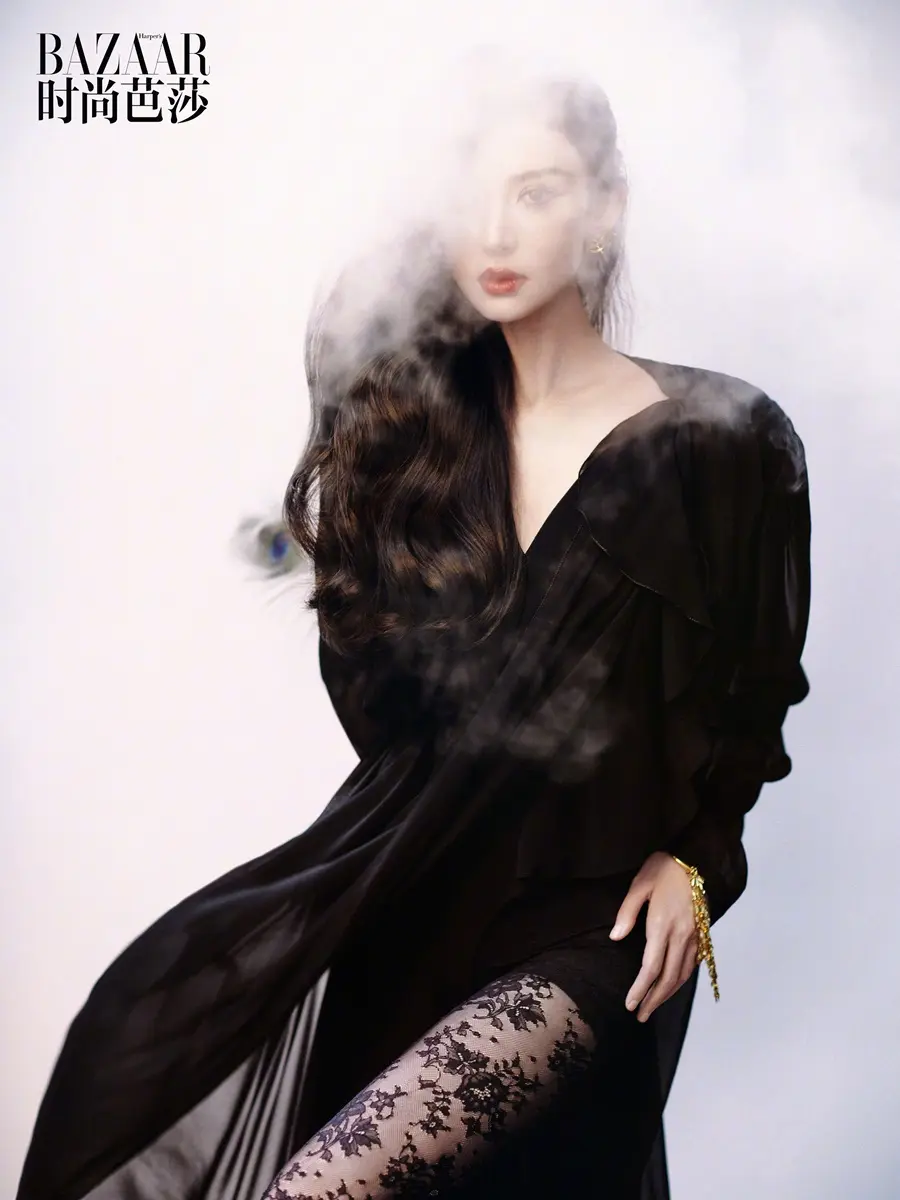 Nazha @ Harper's BAZAAR China November 2025