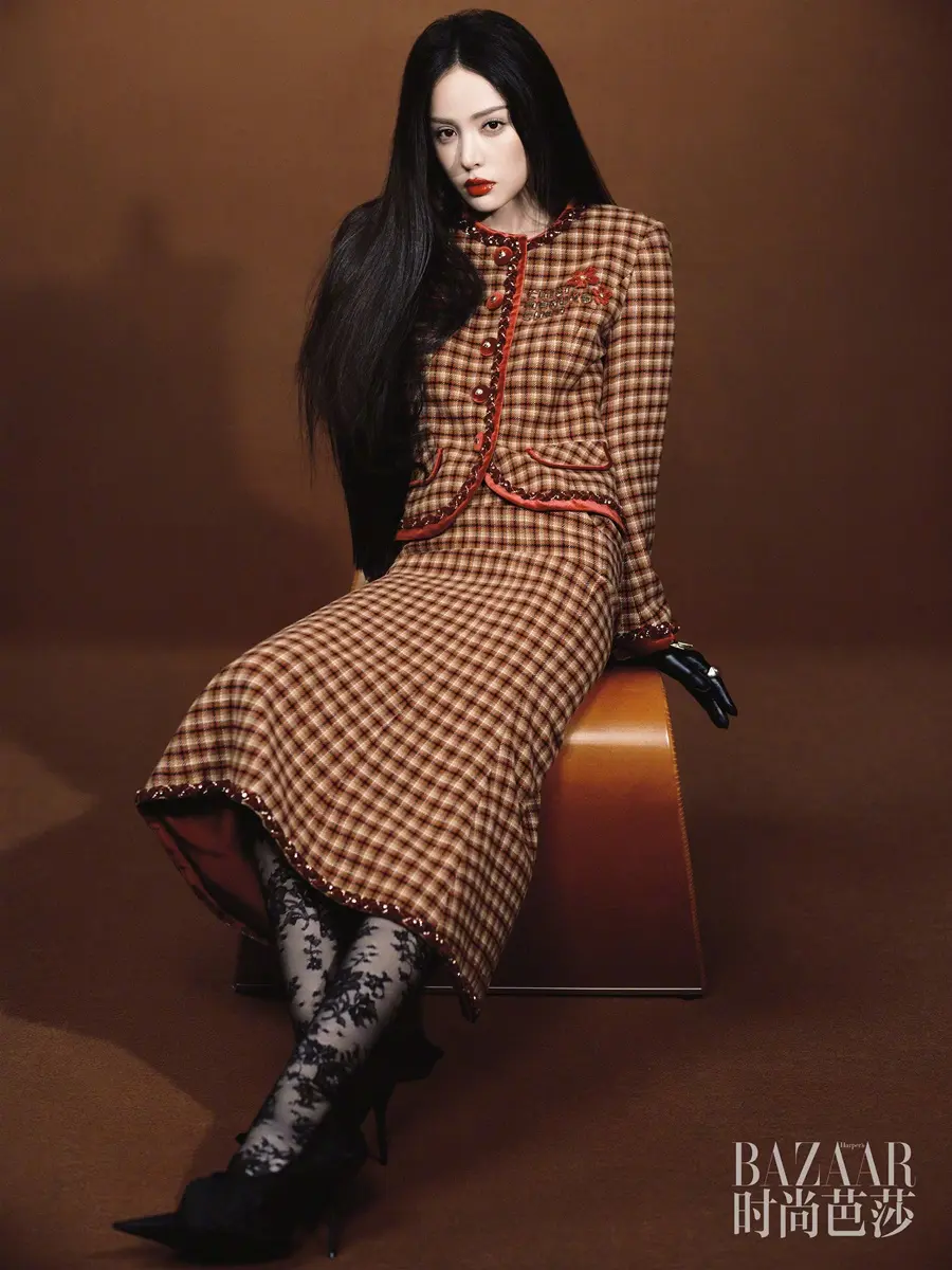 Nazha @ Harper's BAZAAR China November 2025