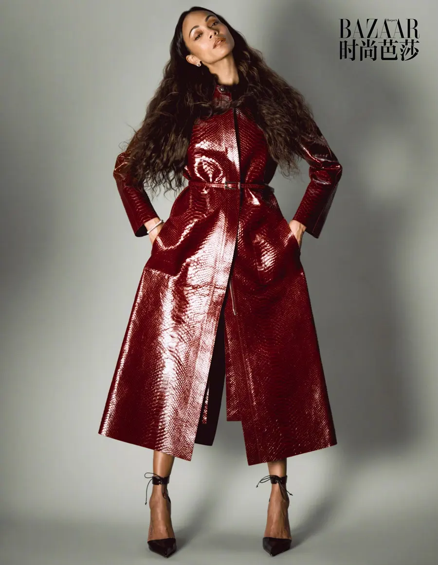 Zoe Salda&ntilde;a @ Harper's BAZAAR China December 2025