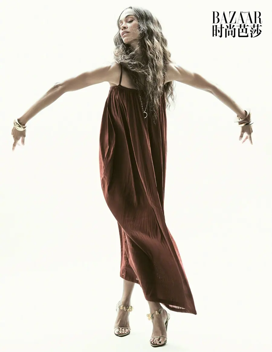 Zoe Salda&ntilde;a @ Harper's BAZAAR China December 2025