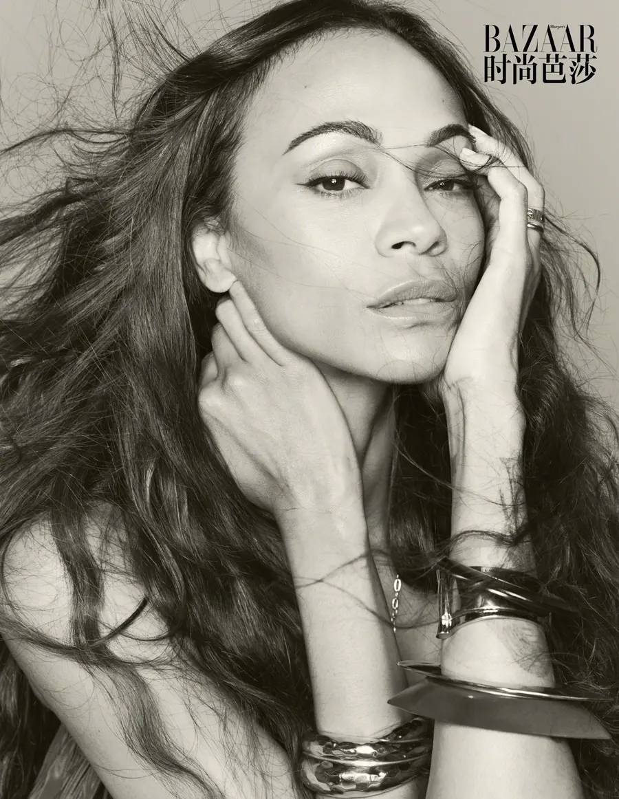Zoe Salda&ntilde;a @ Harper's BAZAAR China December 2025