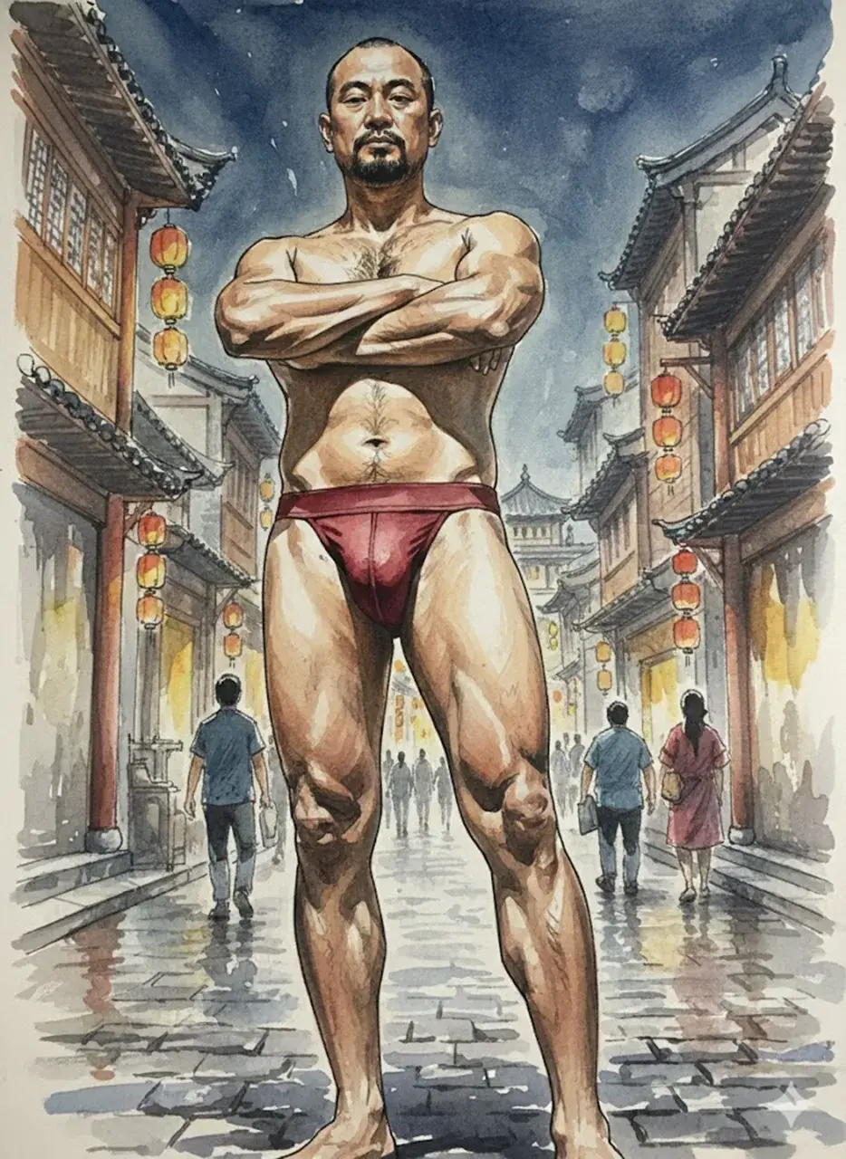 Another man with painting