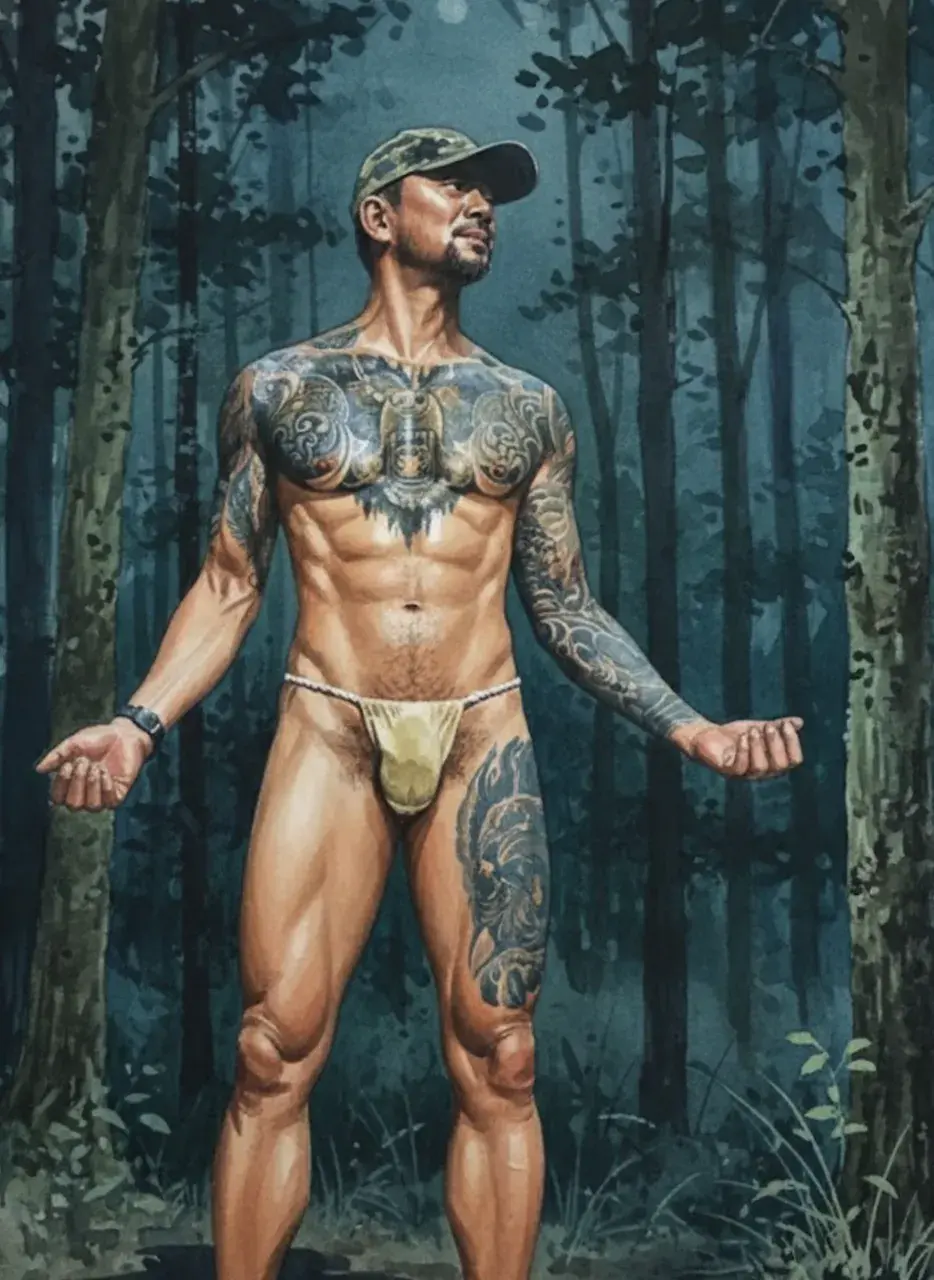 Another man with painting