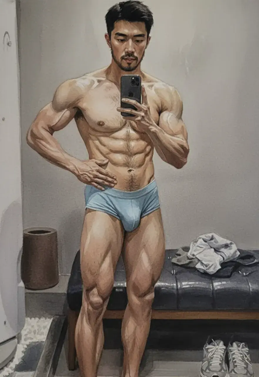 Another man with painting