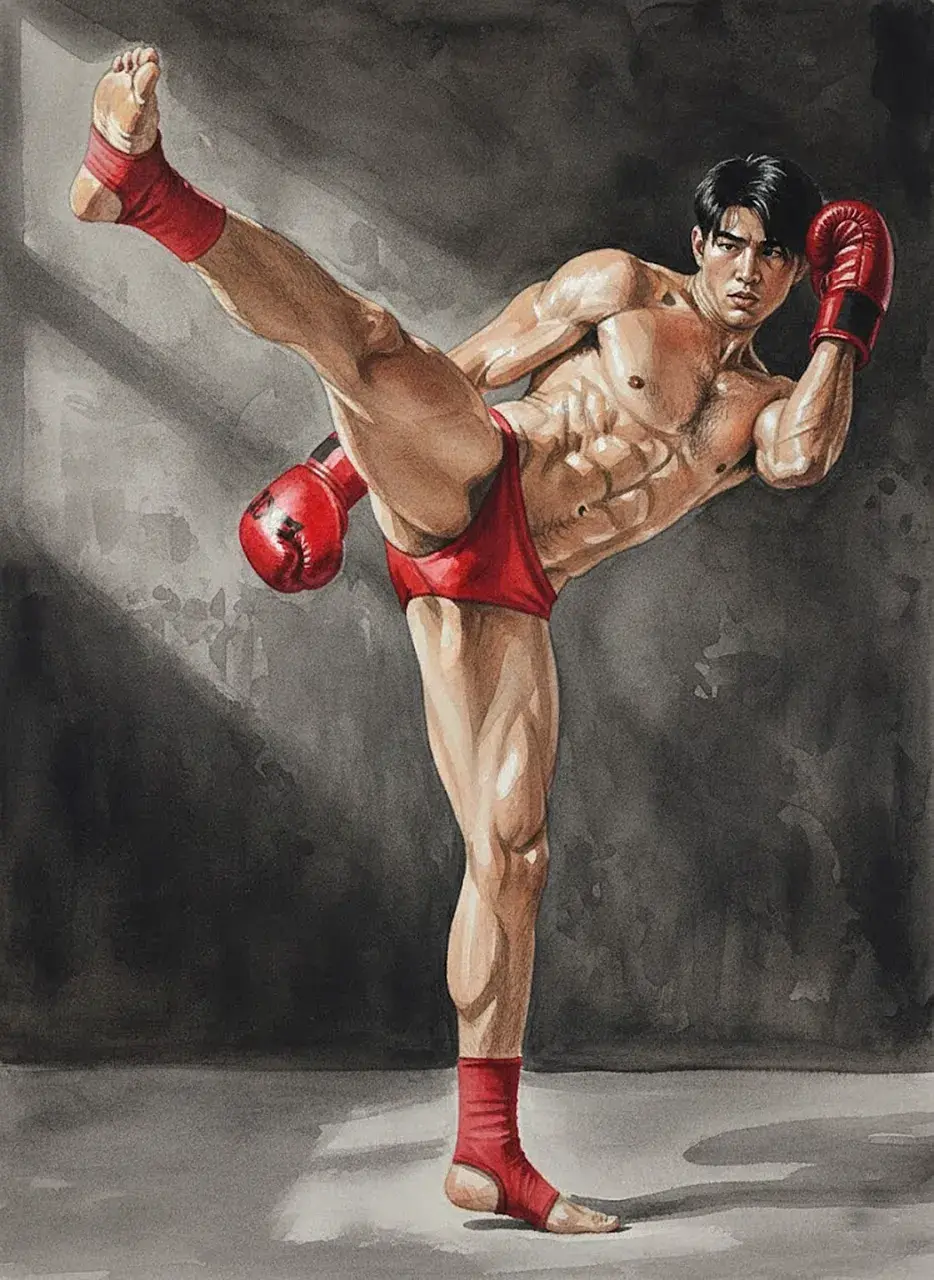 Another man with painting