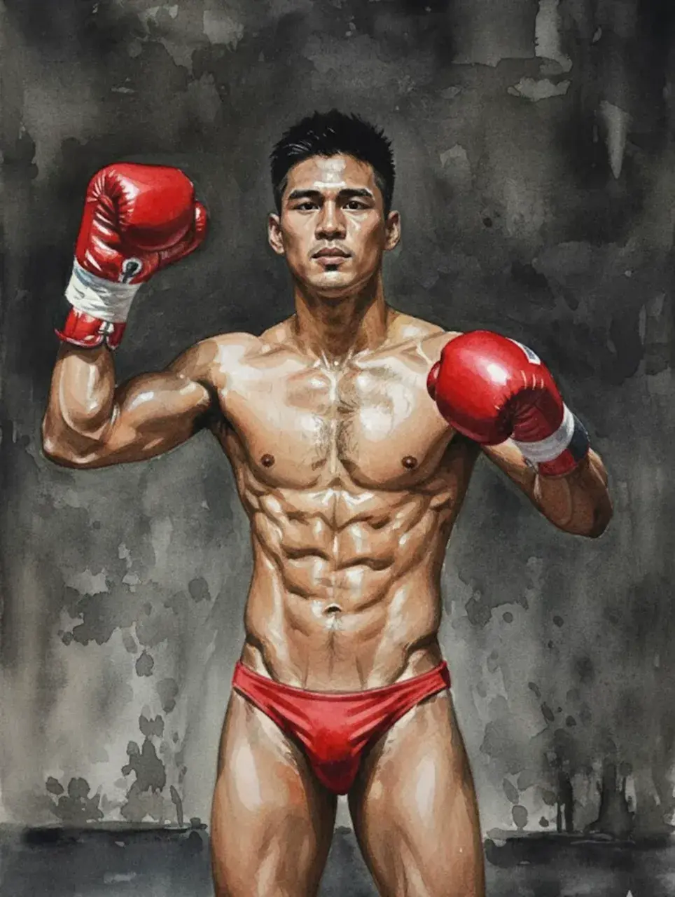 Another man with painting