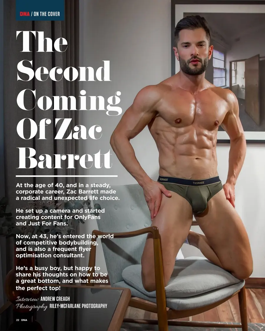 Zac Barrett @ DNA Magazine issue 313 February 2026