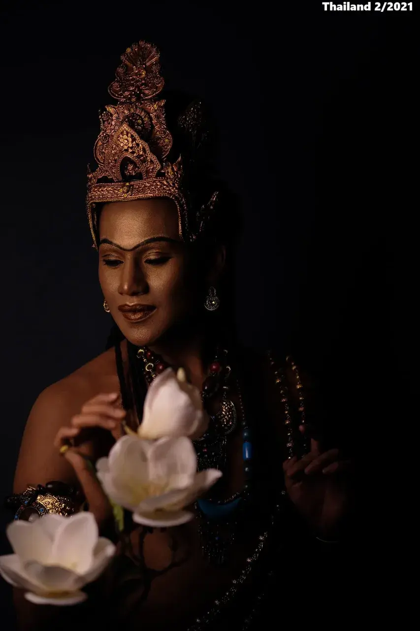 Thai Model in Srivijaya Period Costume 🇹🇭