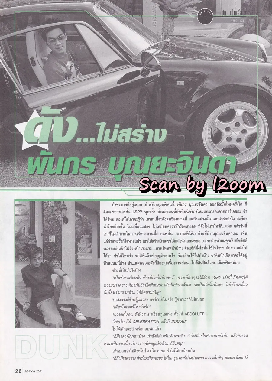 (วันวาน) ดัง พันกร @ นิตยสาร i-SPY ปีที่ 6 ฉบับที่ 86 กันยายน 2544