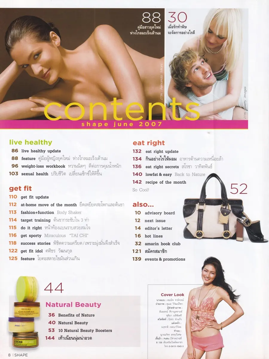 (วันวาน) แพนเค้ก เขมนิจ @ SHAPE Thailand vol.2 no.15 June 2007