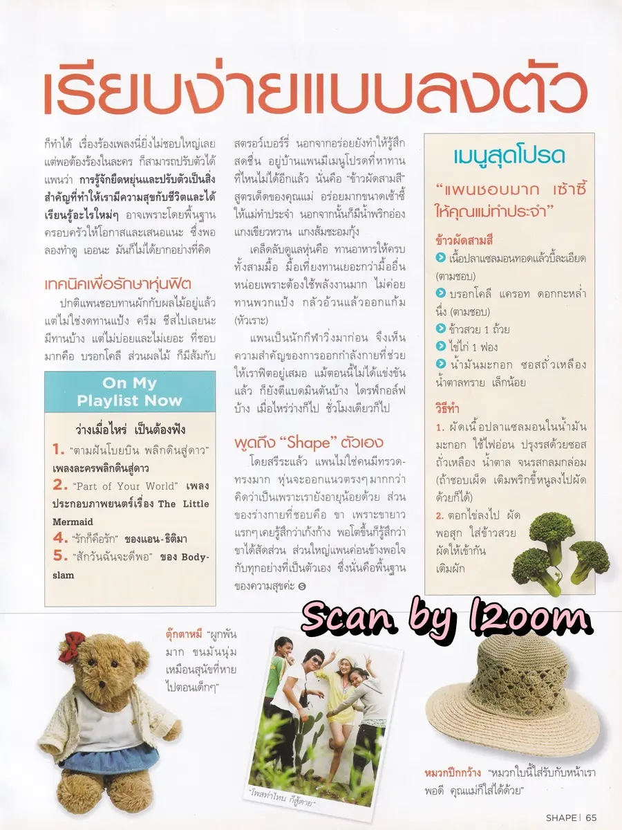 (วันวาน) แพนเค้ก เขมนิจ @ SHAPE Thailand vol.2 no.15 June 2007